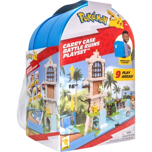 Pokemon Carry Case Lighthouse Exploration Backpack Playset
