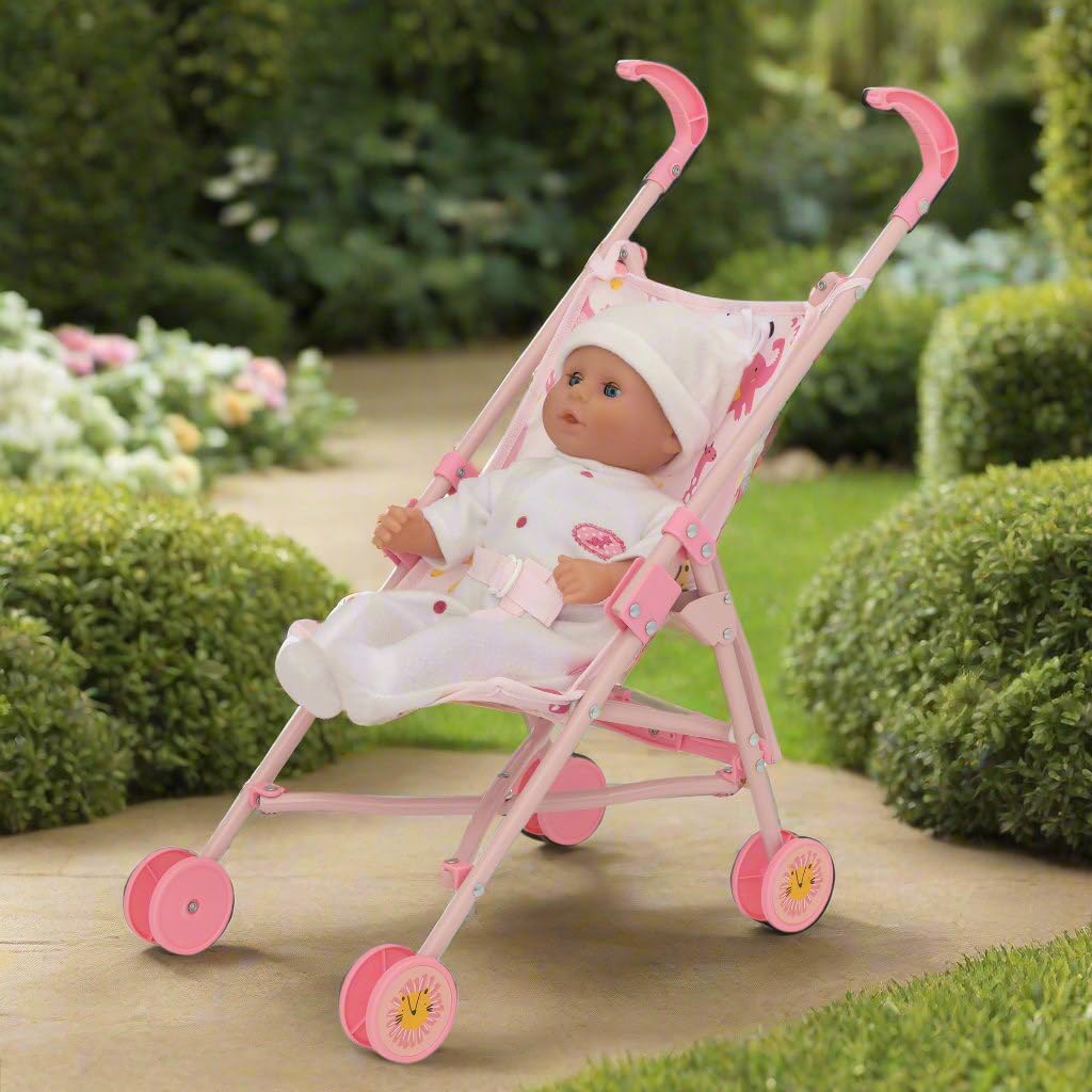 BabyBoo Single Stroller Toy Dolls Buggy Pushchair