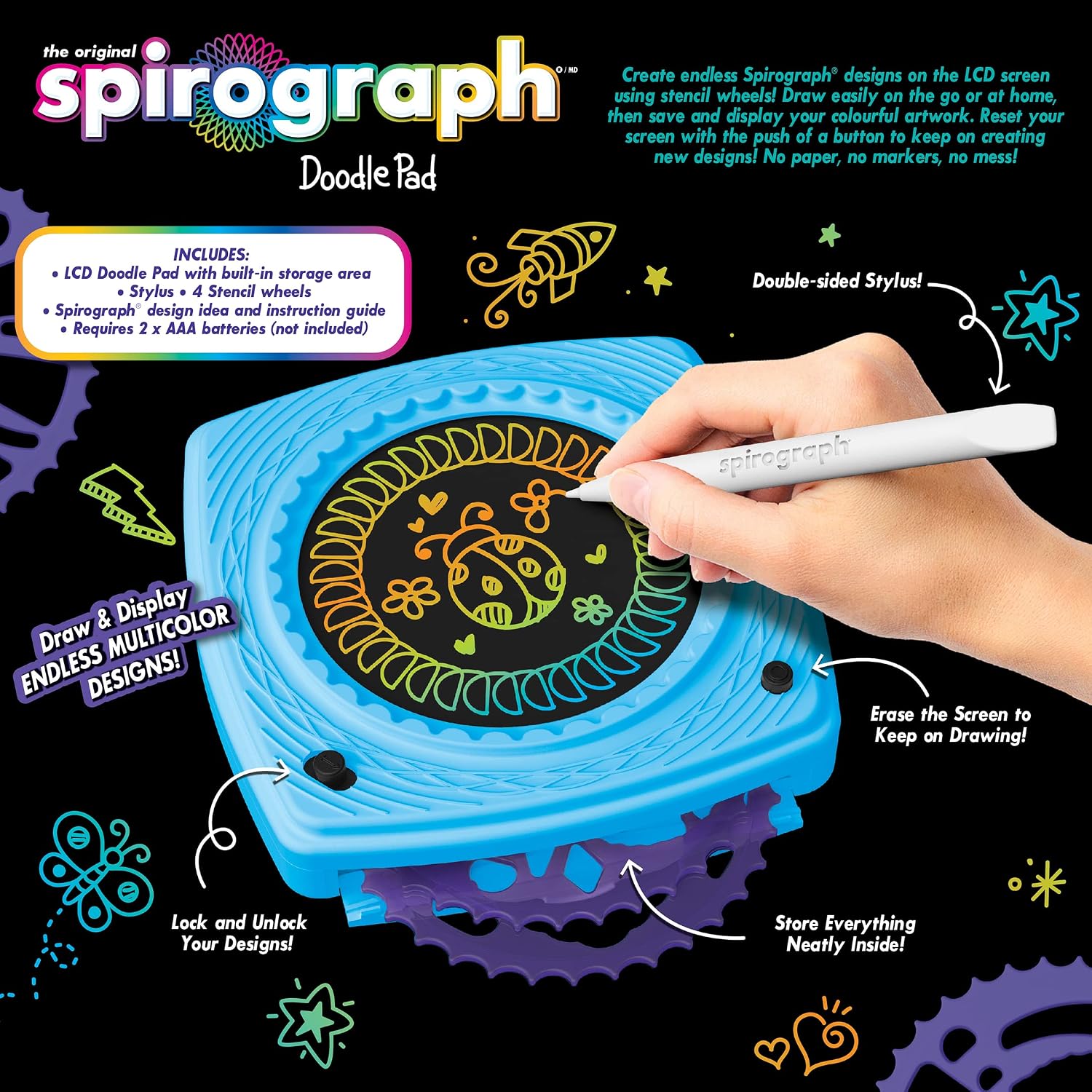 Spirograph Electronic Doodle Pad