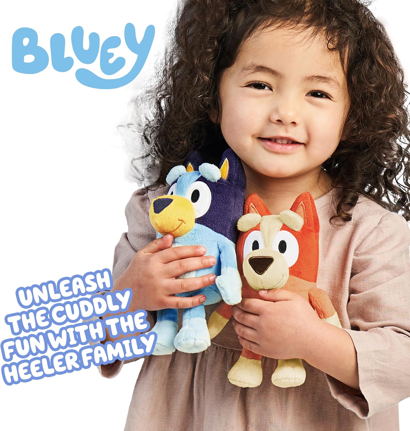 Bluey Heeler Family Stuffed Animal Set of 4 - 7-8Inch Soft Plush Toys