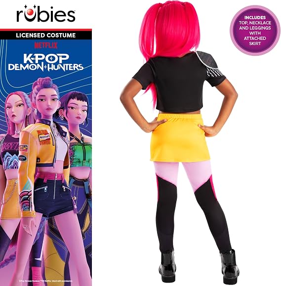 Rubies Official Netflix K-Pop Demon Hunters Mira Child Costume SIZE XS 6 Years