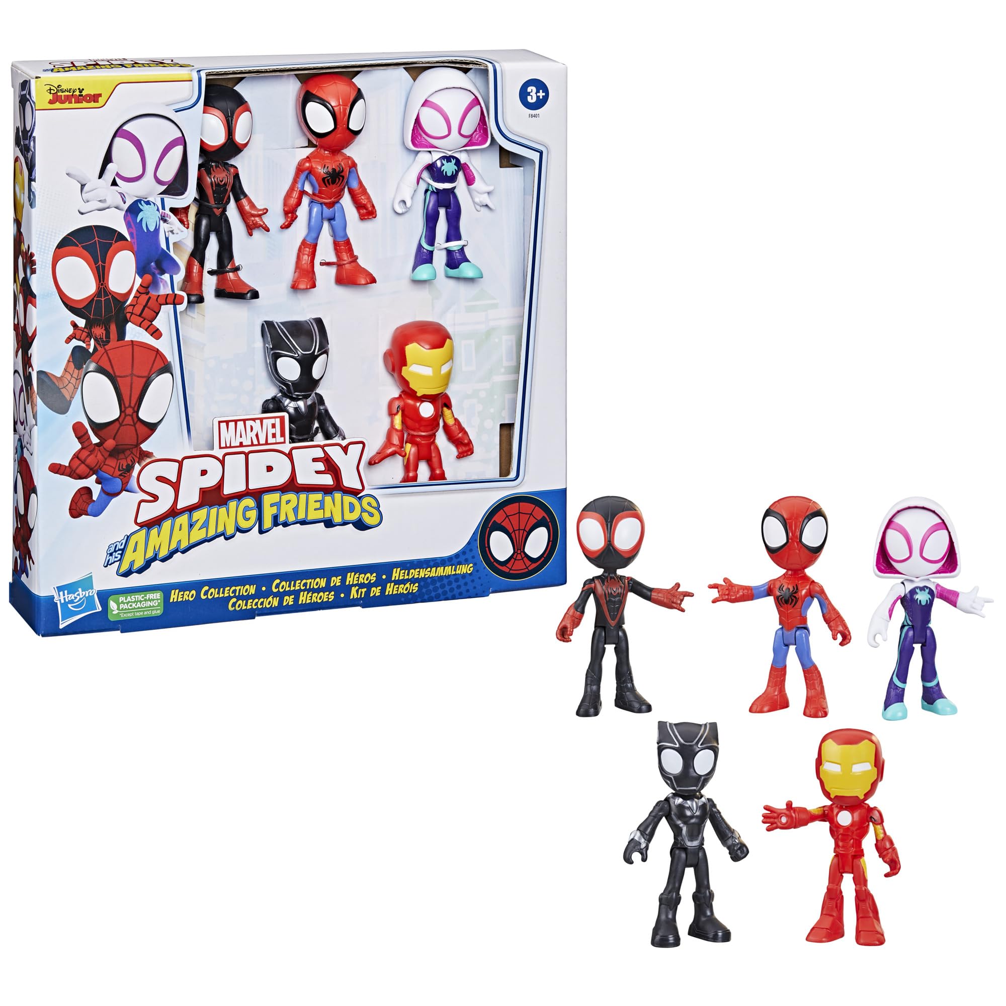 Marvel Spidey Amazing Friends Hero Collection 5 Figure Pack