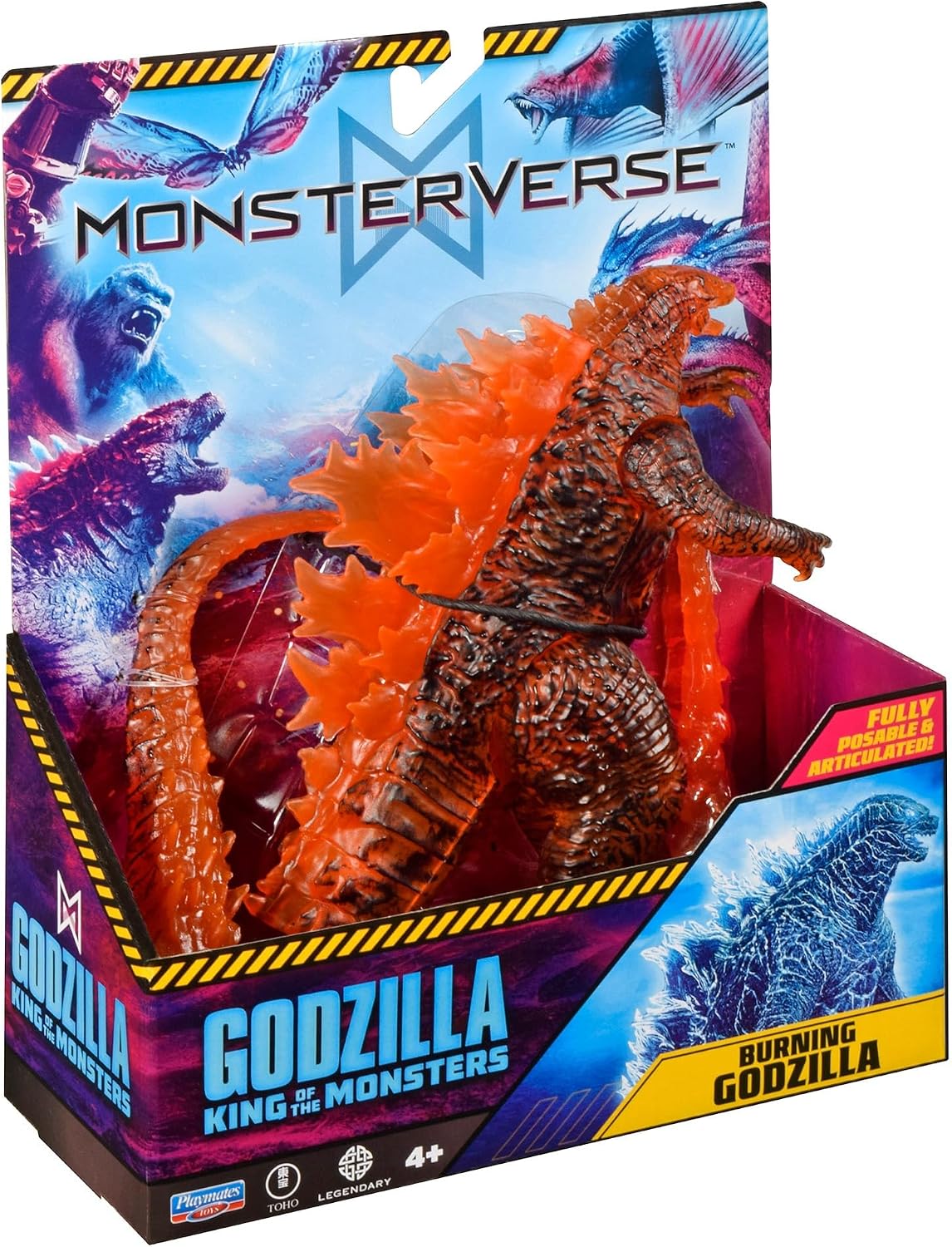 PlayMates MonsterVerse BURNING GODZILLA King of The Monsters 6Inch Figure