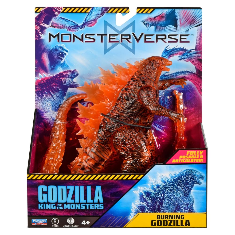 PlayMates MonsterVerse BURNING GODZILLA King of The Monsters 6Inch Figure