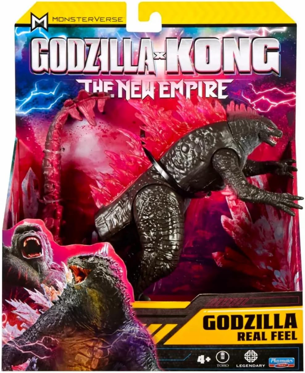 Playmates Toys Godzilla x Kong 6Inch Godzilla Real Feel Titan Figure