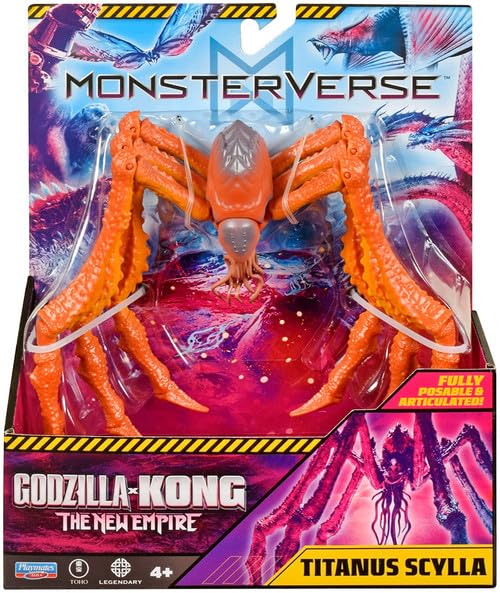 PlayMates Monsterverse Godzilla King of The Monsters TITANUS SCYLLA
