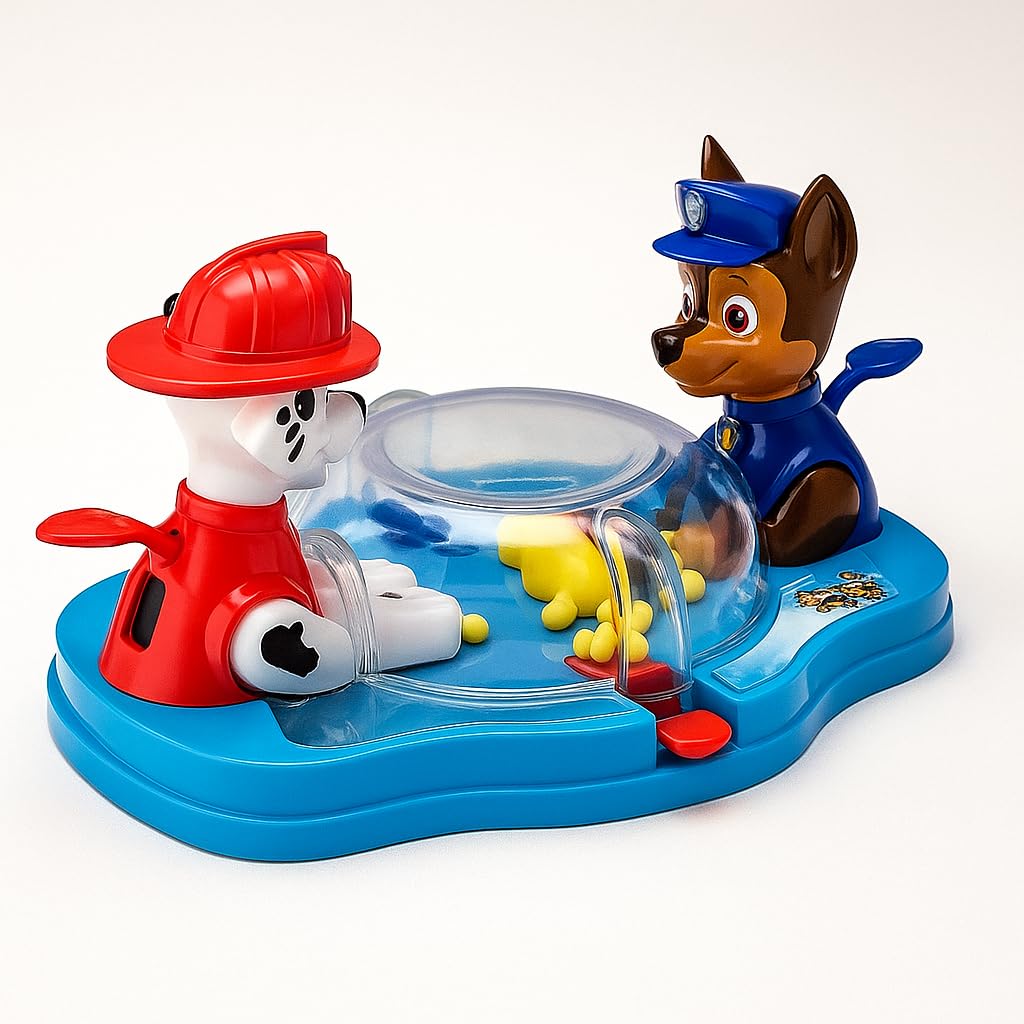 Paw Patrol Snappy Pups Board Game 2 Player Chase & Marshall Treat-Grabber Action Toy