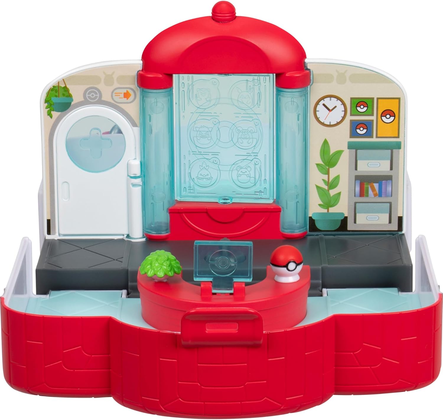 Squish-a-longs Pok�mon Center Playset with Pikachu, Chansey, Marill and Snorlax