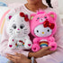Care Bears x Hello Kitty 30cm Soft Plush Toy 2 Pack Cheer Bear & Hello Kitty 10Inch