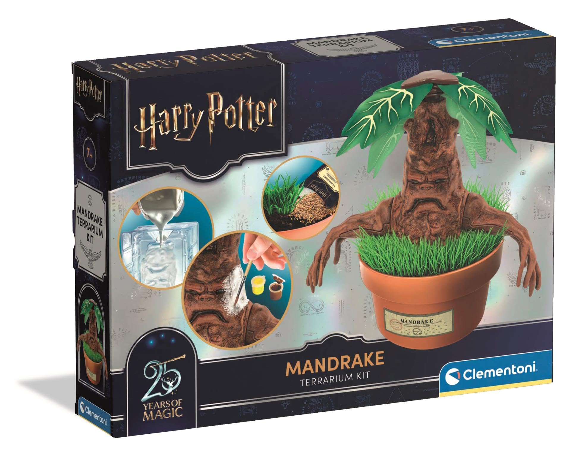 Clementoni  Harry Potter Mandrake Terrarium Kit Children's Botany Scientific Set