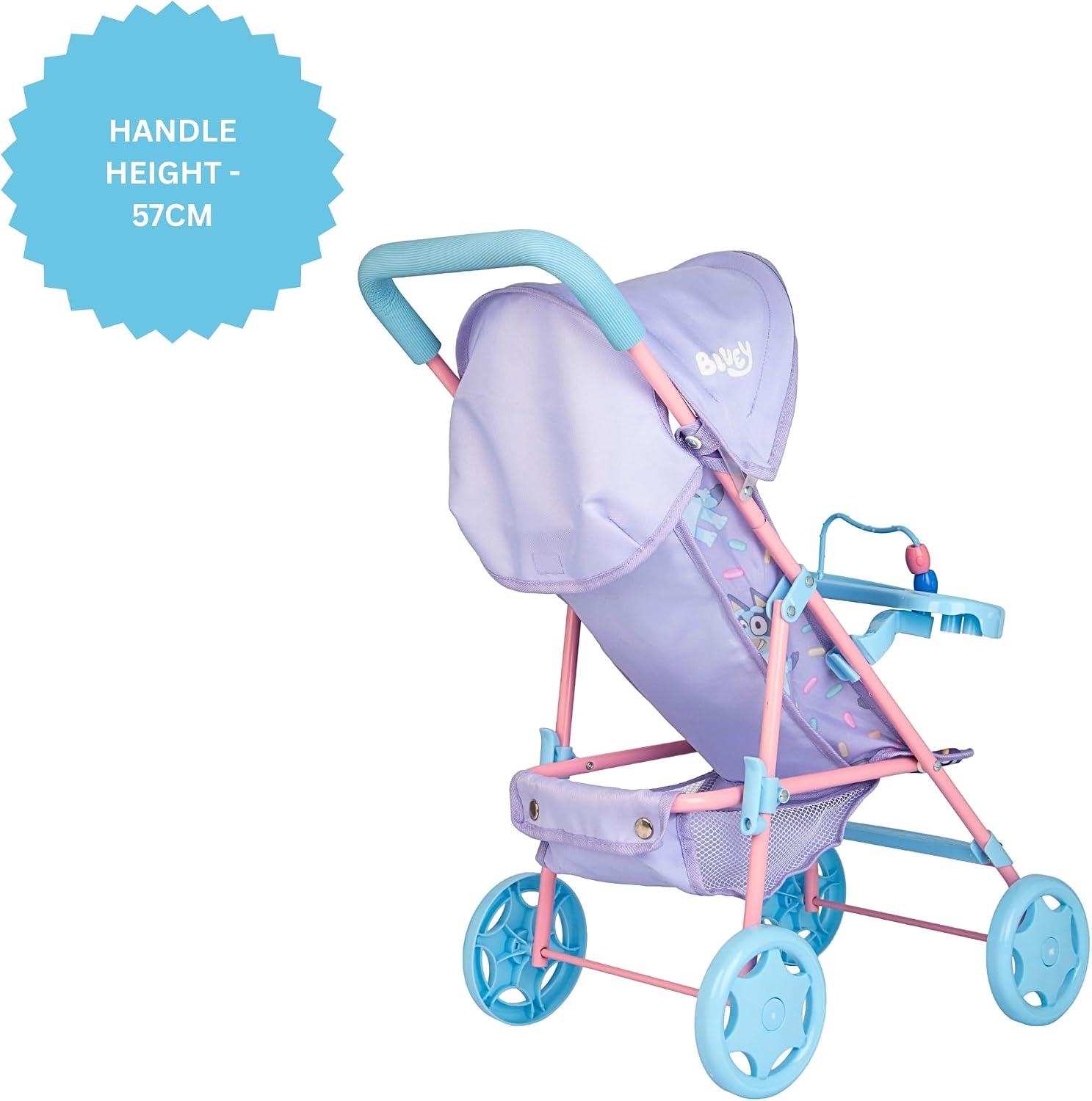 Bluey Playtime Folding Dolls Pushchair with Play Table