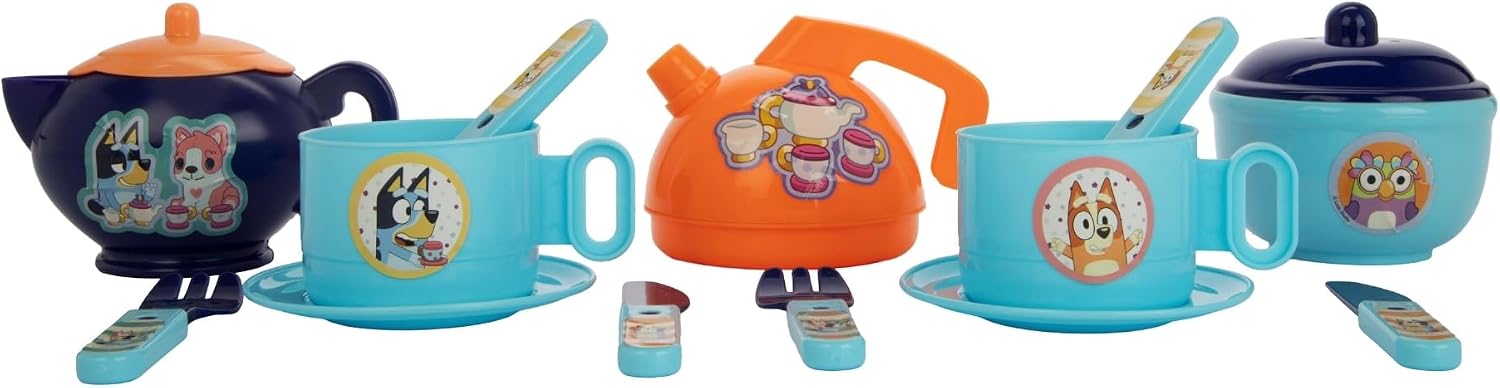 Bluey Tea Set Pretend Afternoon Tea Playset