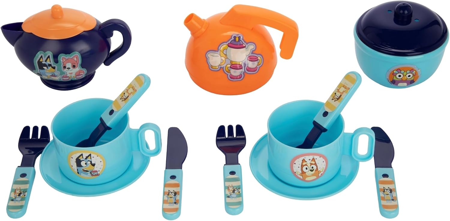 Bluey Tea Set Pretend Afternoon Tea Playset
