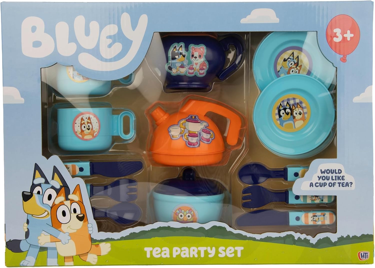 Bluey Tea Set Pretend Afternoon Tea Playset