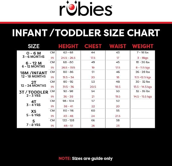Rubies Official Chucky Toddler Costume, Kids Fancy Dress, Size Age 2-3 Years Halloween