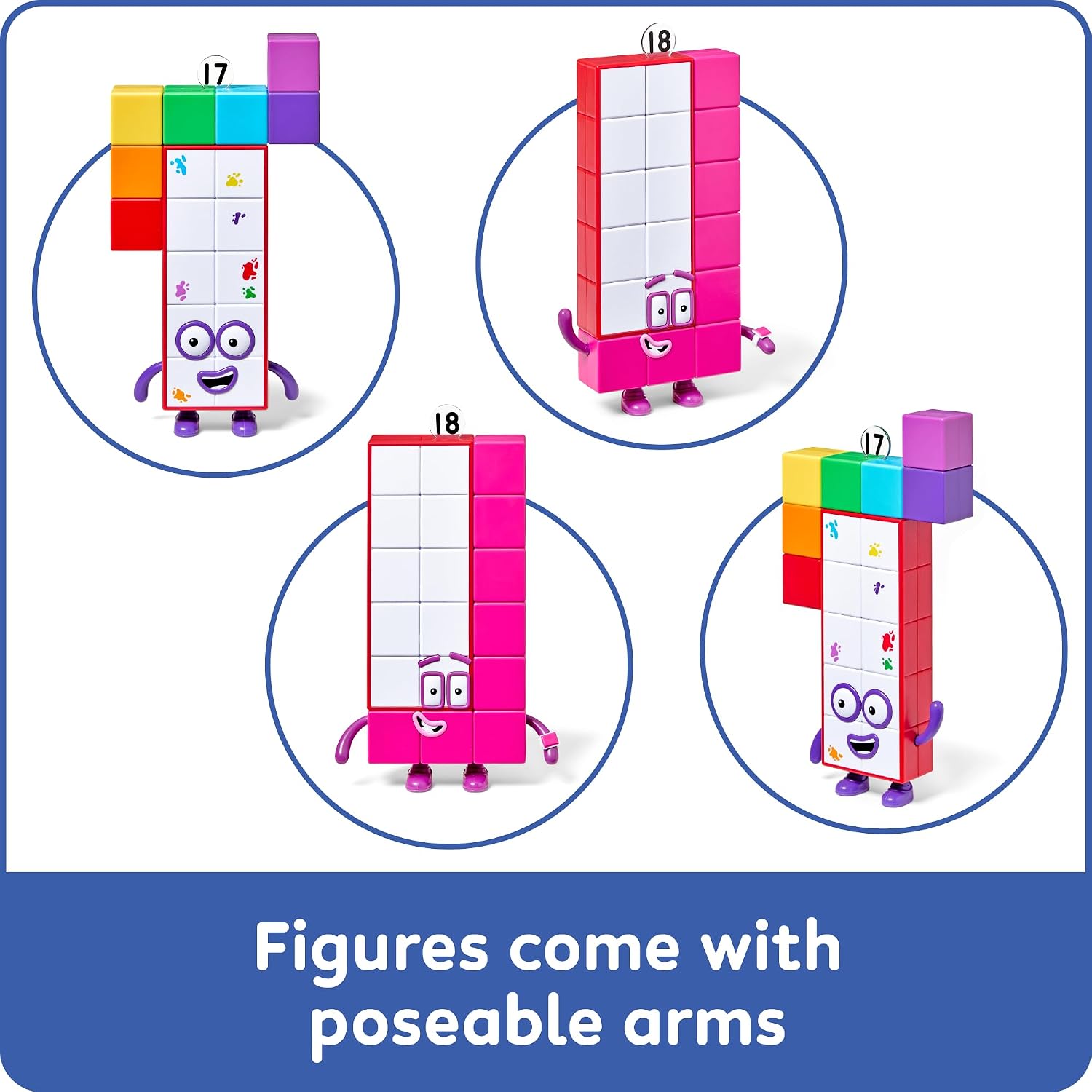 Learning Resources Numberblocks Seventeen And Eighteen Figures