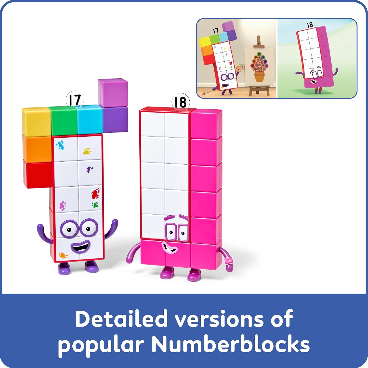 Learning Resources Numberblocks Seventeen And Eighteen Figures