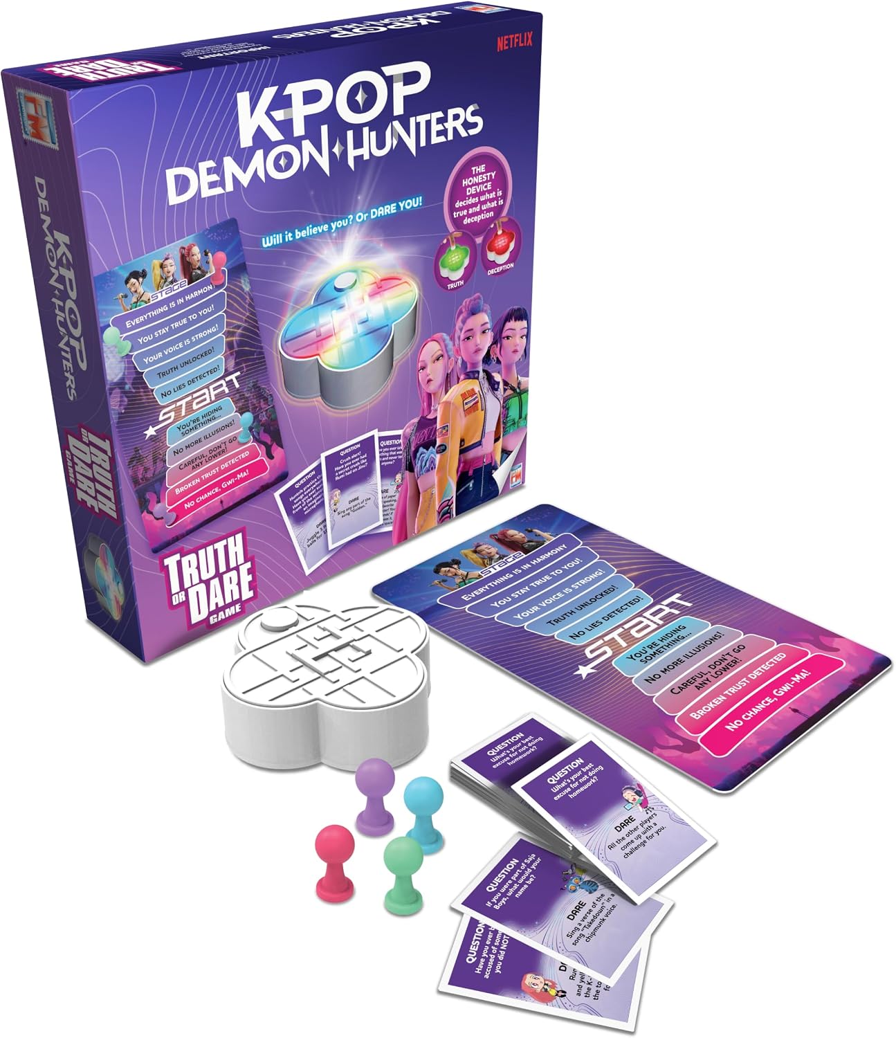 K-Pop Demon Hunter Game Truth or Dare Card Game - English version