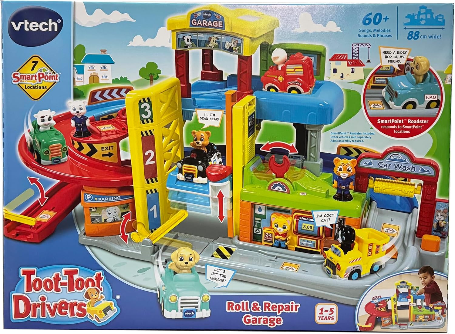 VTech Toot-Toot Drivers Roll & Repair Garage