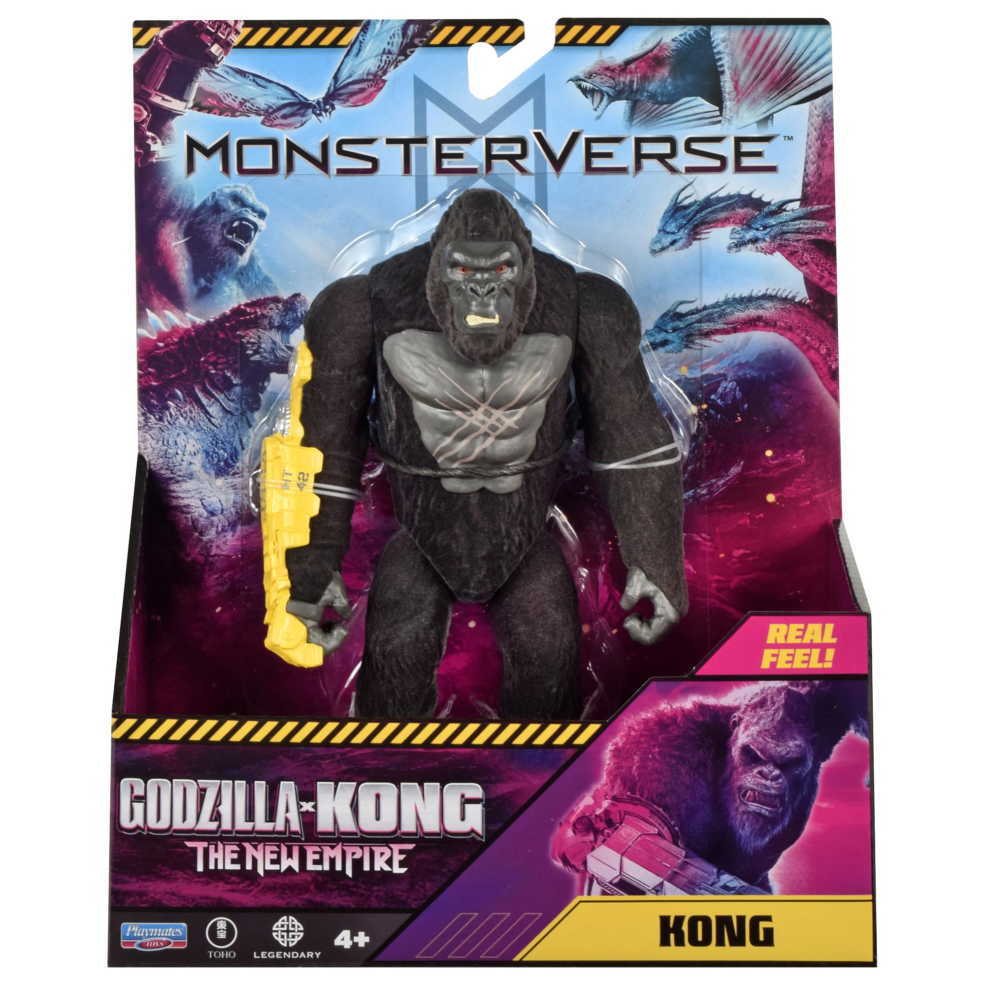 MonsterVerse Godzilla x Kong Articulated Figure 15cm KONG Real Feel