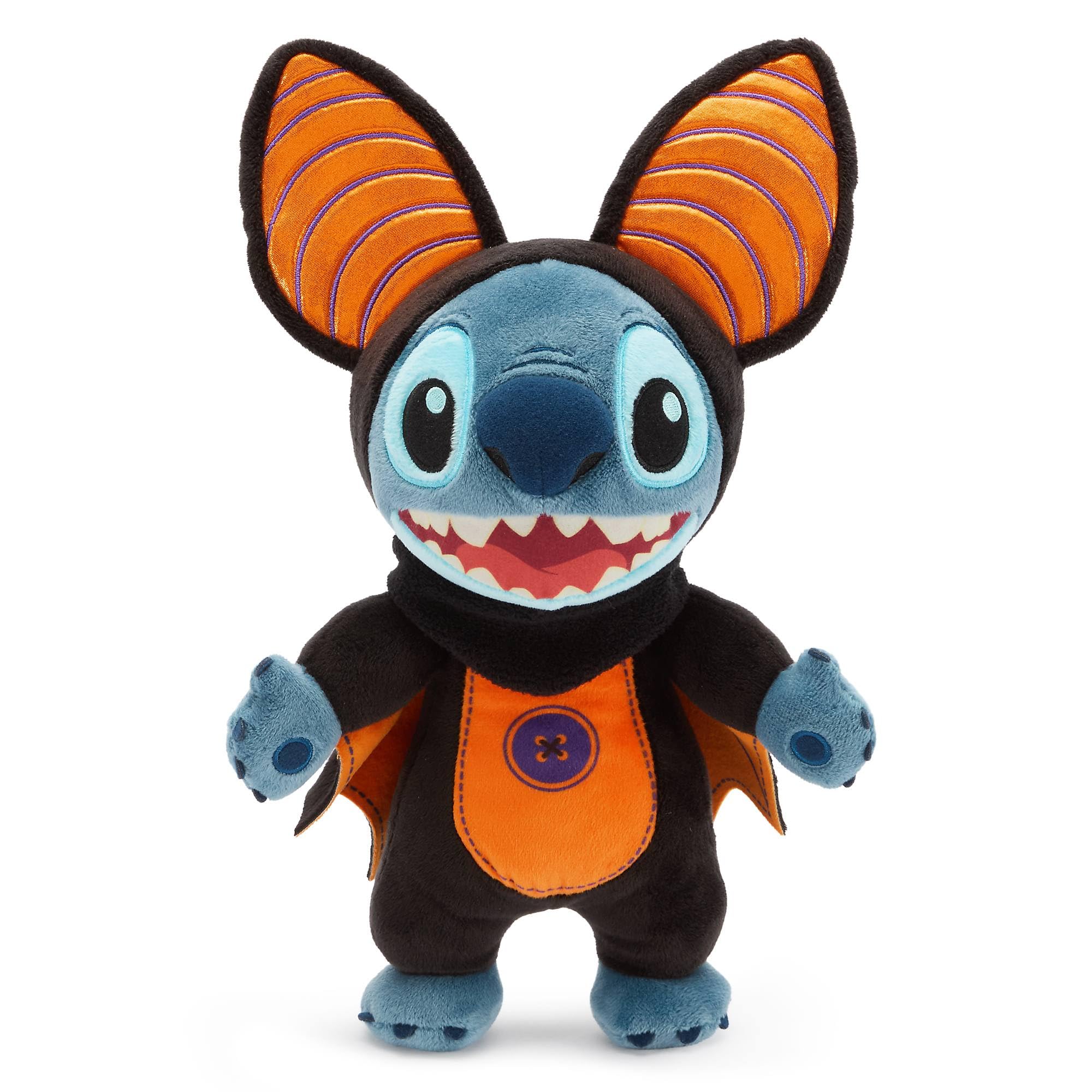 Disney Store Official Stitch Bat Costume Halloween 4ocm Soft Plush Toy