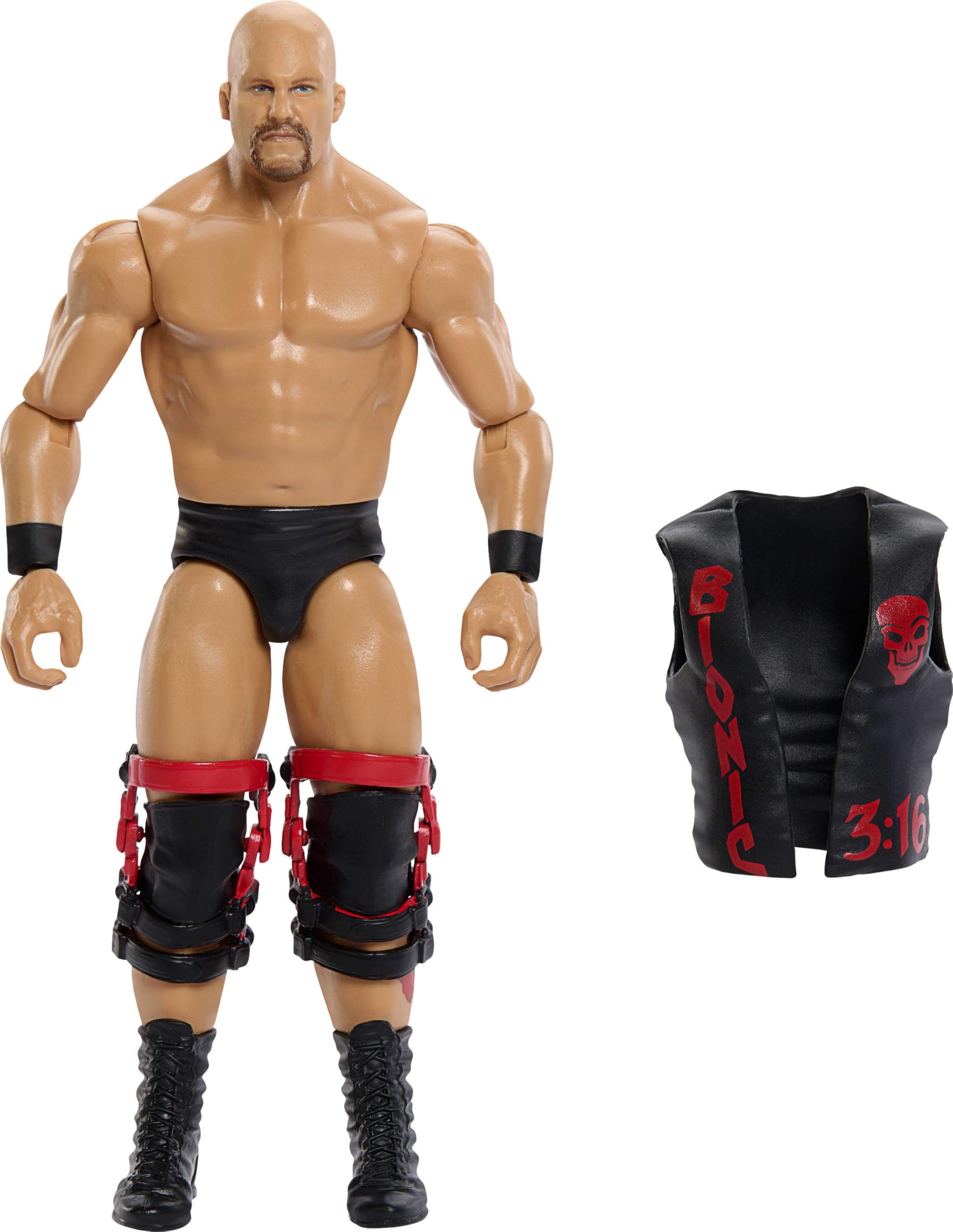 Mattel WWE STONE COLD STEVE AUSTIN Action Figure Main Event Series #167 6-inch Collectible Superstar