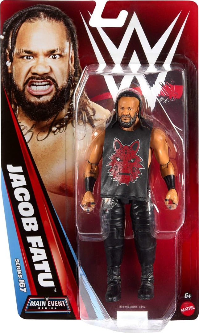 Mattel WWE JACOB FATU Action Figure Main Event Series #167