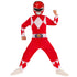 Rubie's Mighty Morphin Red Power Ranger Kids Fancy Dress Size 5-6 Years