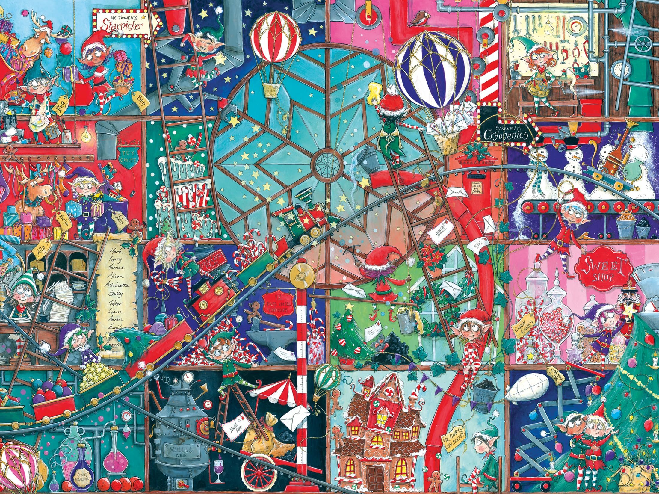 Ravensburger THE ELF FACTORY 1500 Piece Jigsaw Puzzle