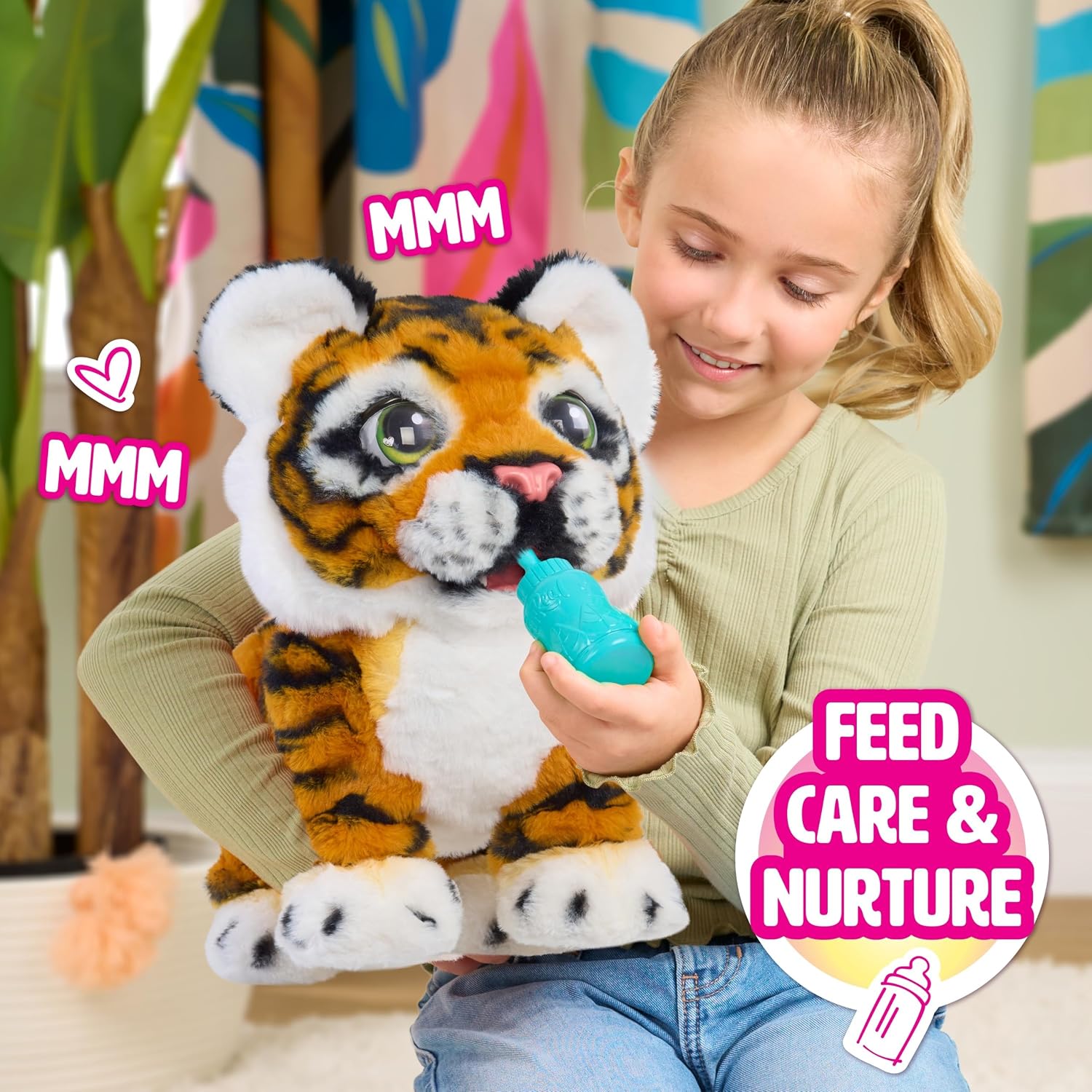 Just Play furReal Gabby the Grow & Roar Interactive Tiger Plush