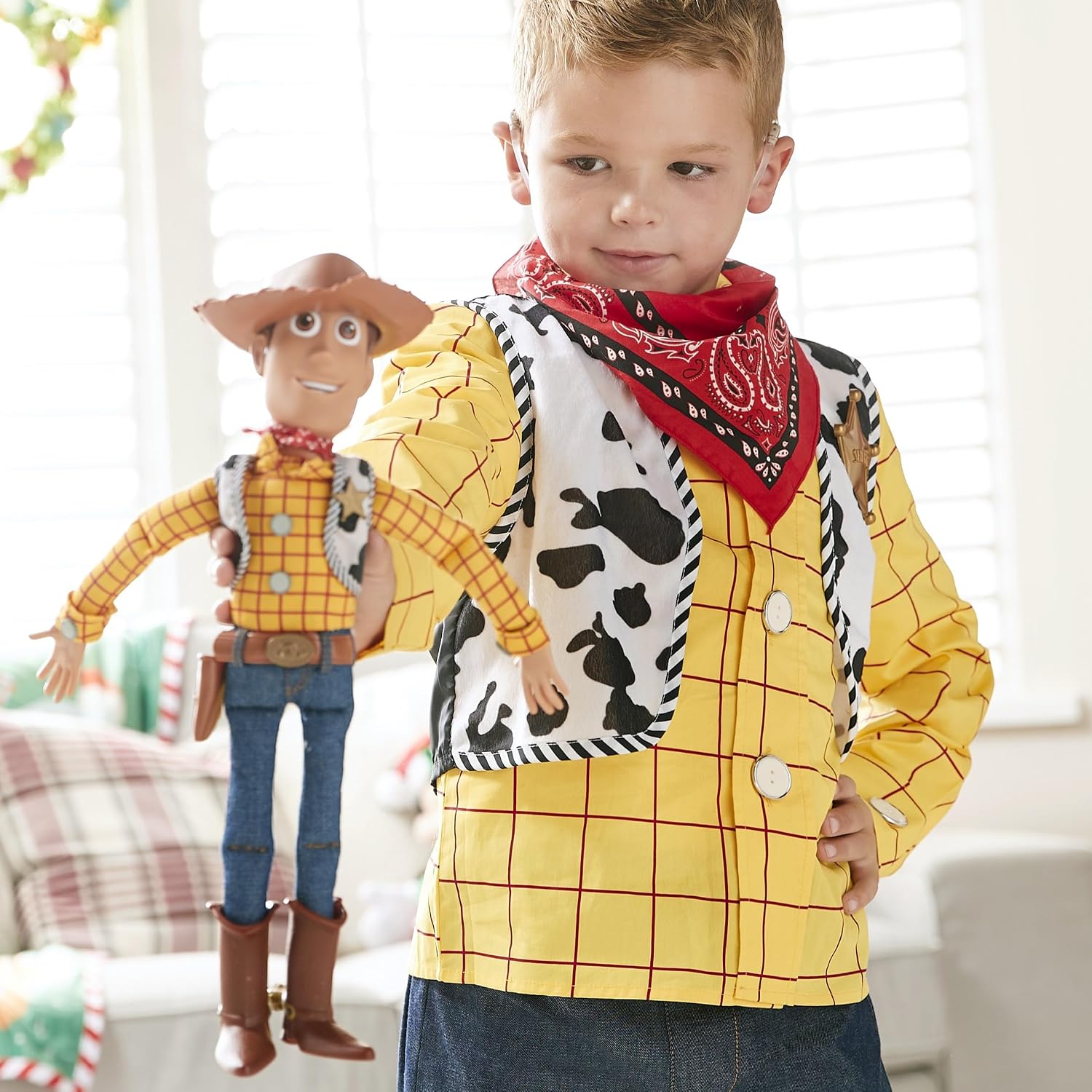 Disney Store Official Toy Story SHERIFF WOODY Talking Action Figure 39cm