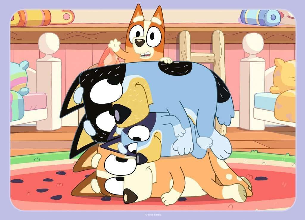 Ravensburger Bluey Bumper Puzzle Set Kids Puzzle 4 x 42 Pieces