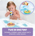 TOMY Toomies Splash & Float Bluey Water Toys Includes Bluey and Bingo Figures