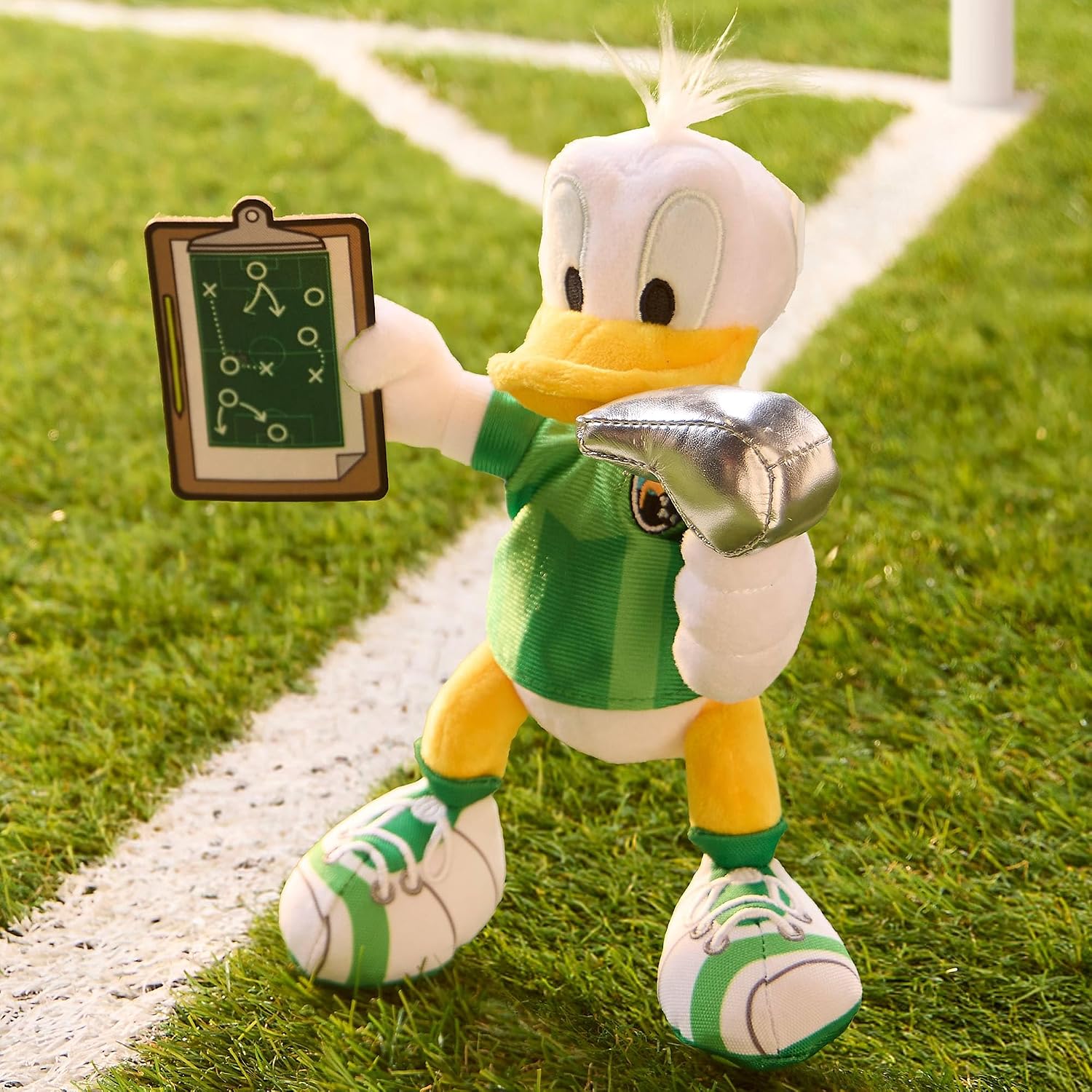 Disney Store Official Donald Duck Football Bean Bag Soft Plush Toy 23 cm