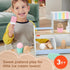 Fisher Price Wood Pretend Play Toy Ice Cream Shop Set 18 Piece Set