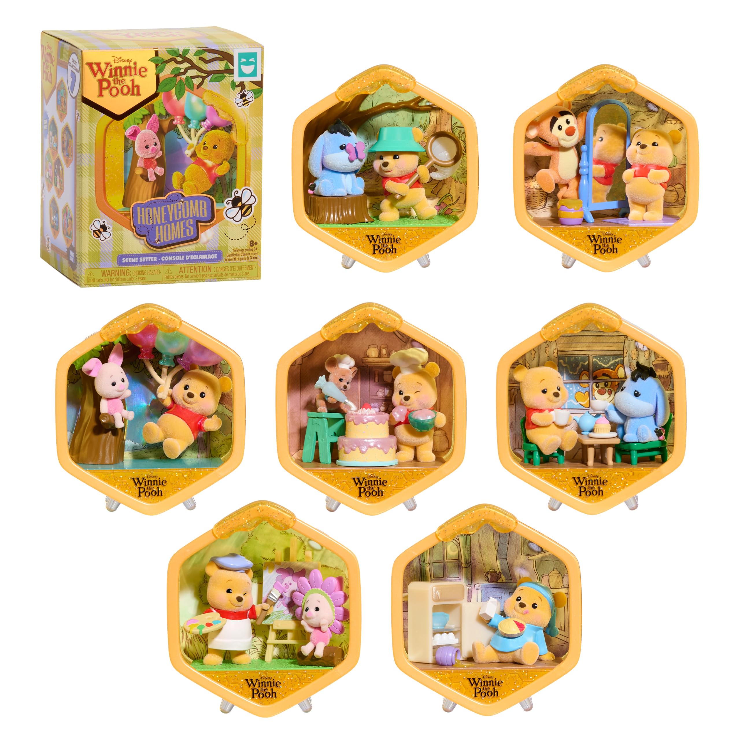 Happy Haul Disney Winnie the Pooh Honeycomb Homes Scene Setters Blind Box