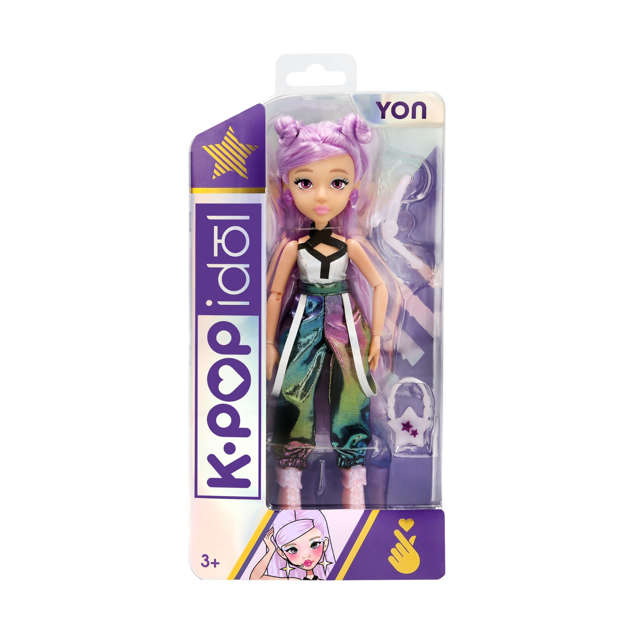 K-POP IDOL W3 YON Fashion Dolls with 3 Accessories