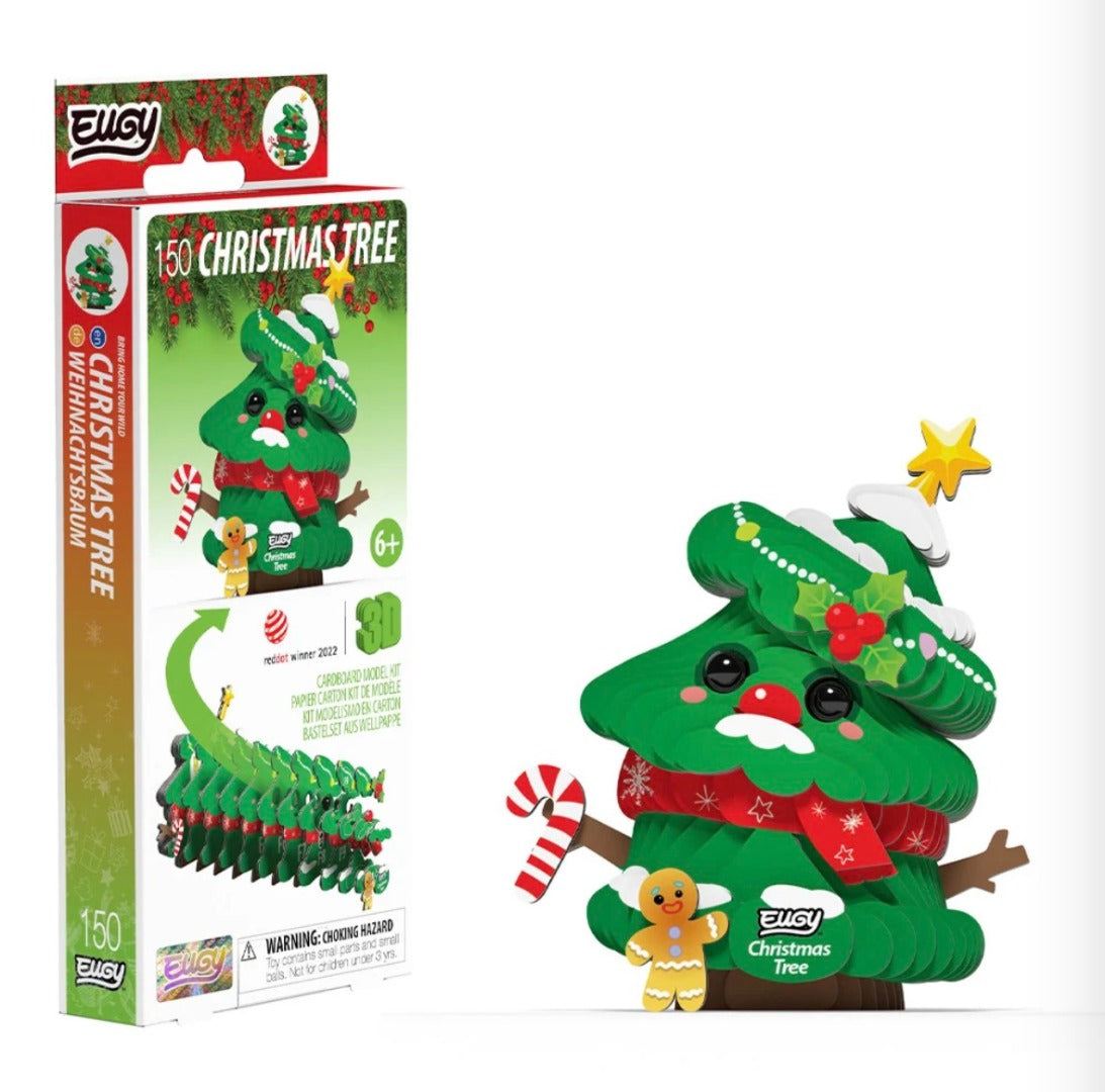 EUGY Christmas Tree 3D Model Craft Kit