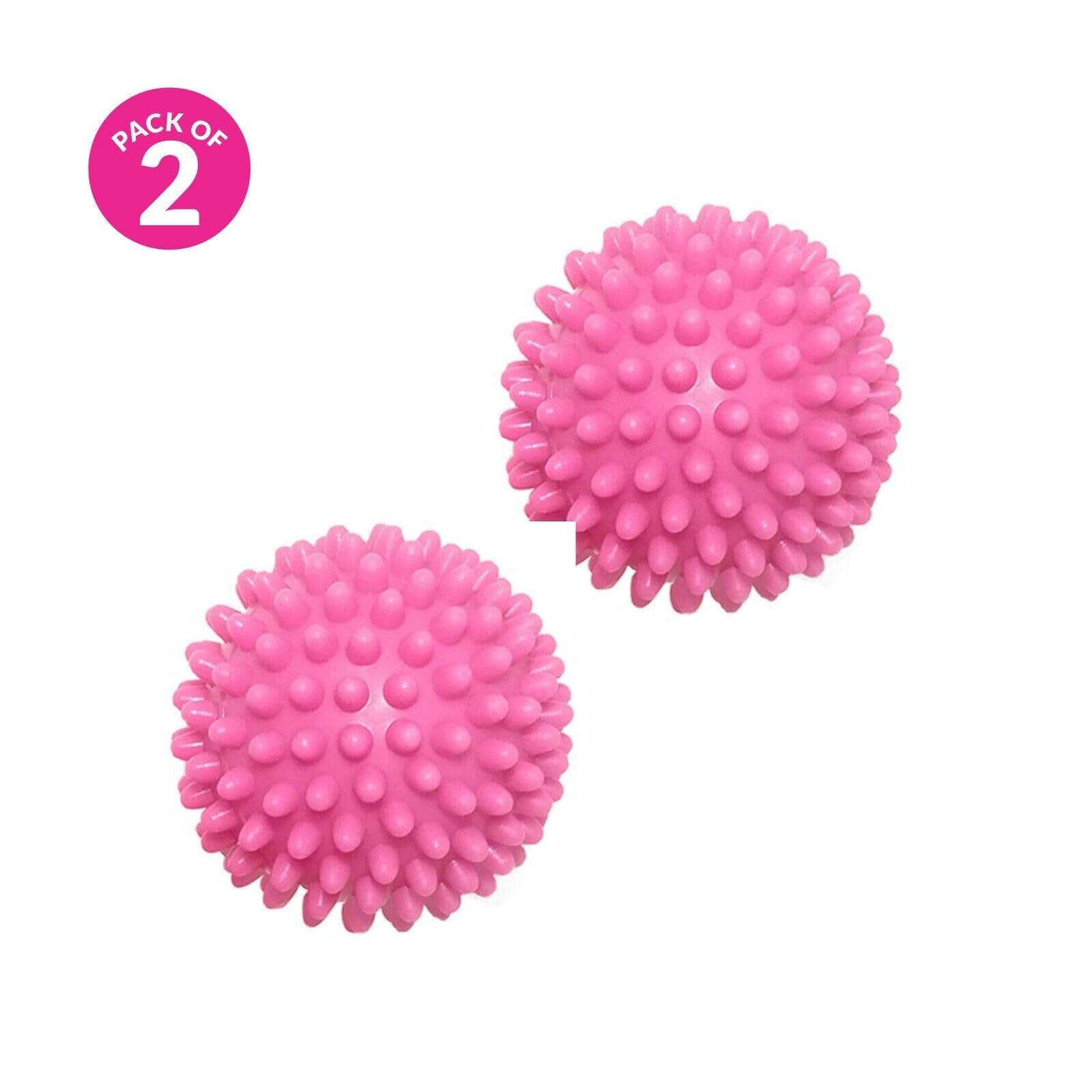 Swirl Fabric Softening Tumble Dryer Balls Pink 2 Pack
