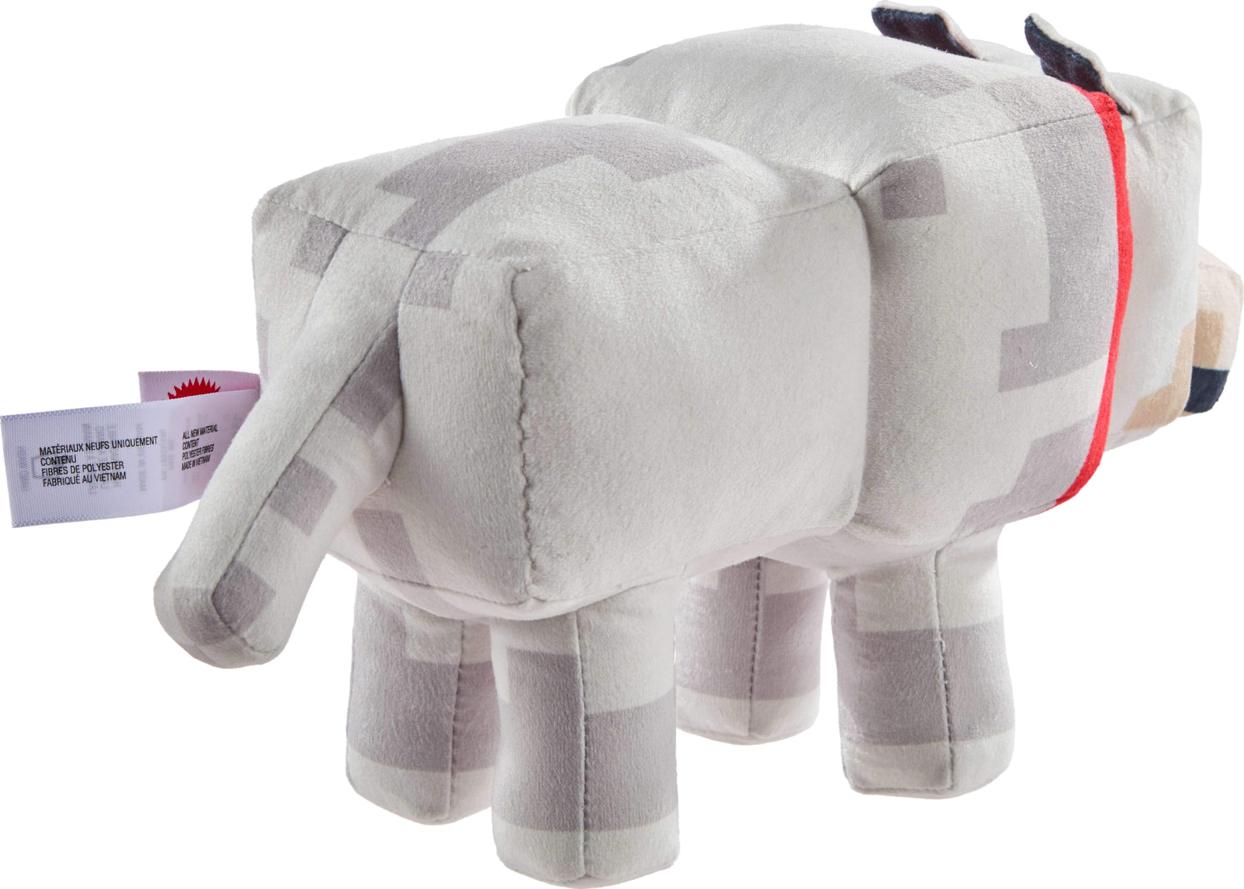 Mattel Minecraft Tamed Wolf 8Inch Soft Plush Toy
