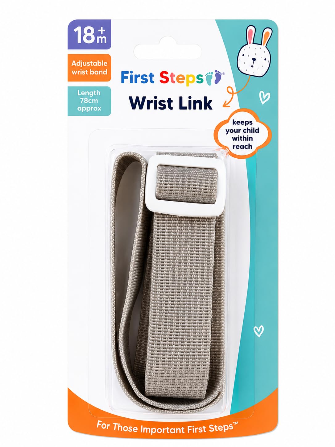 Children's Toddler Adjustable Wrist Link Walking Rein Harness Safety Strap