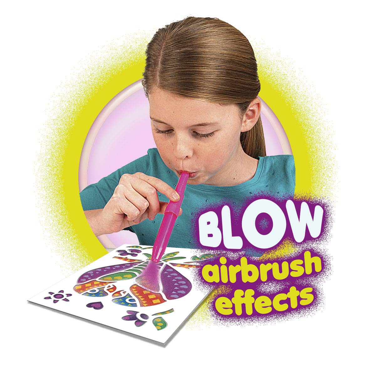 John Adams BLOPENS Stencil Magic: Create Fantastic Airbrush Pictures, Arts & Crafts
