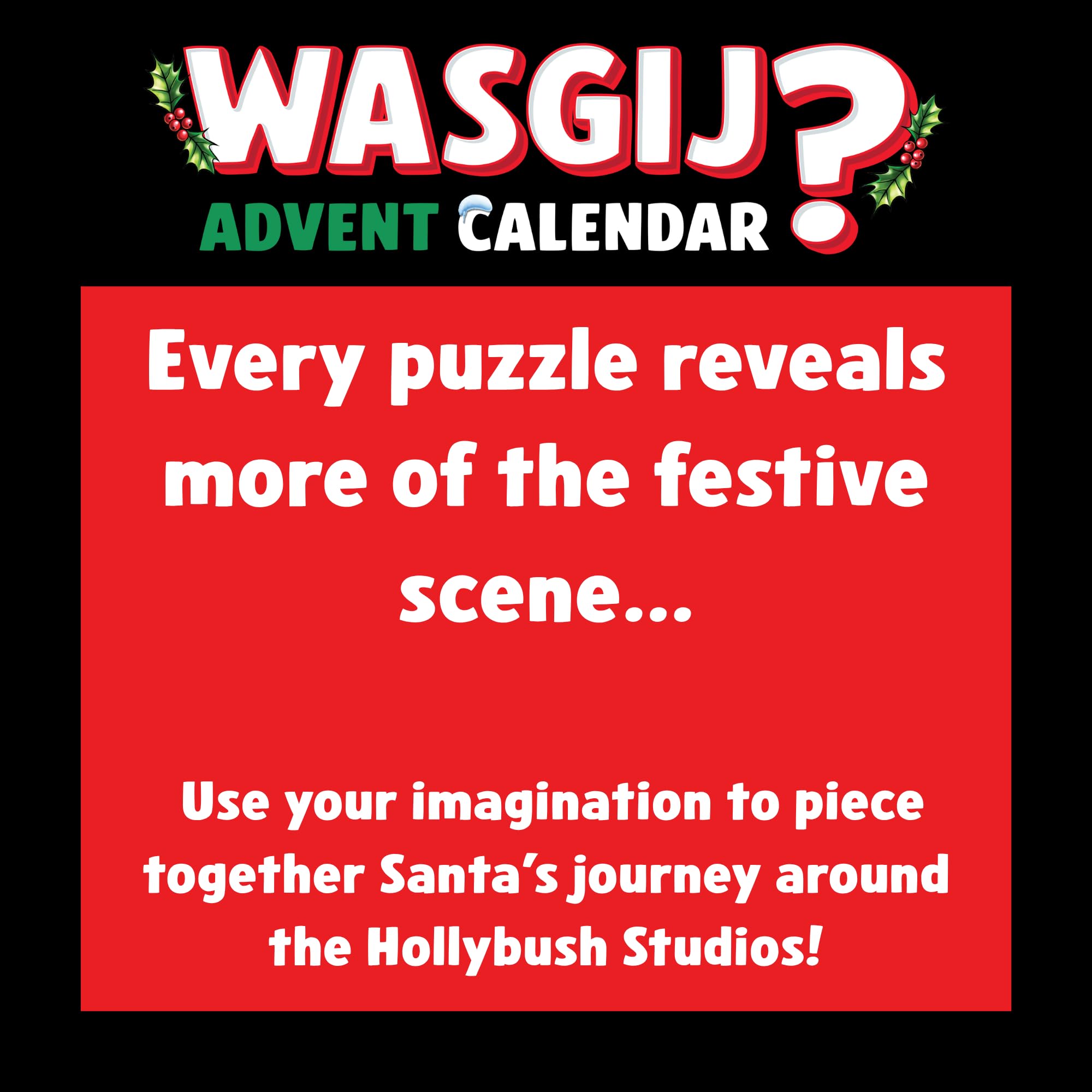Wasgij Christmas Puzzle Advent Calendar 2026 24 x 54 Piece Jigsaw Puzzles