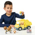 Bluey Sturdy Working Toy Dump Truck with 2 Articulated Figures and 3 Huge Boulders