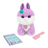 ScruffaLuvs 14cm Bunny Scruff Surprise Plush Toy with Magic Water Reveal + Deluxe Transport Box 29cm