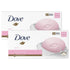 Dove Pack 12 PINK Beauty Bar Soap with 1/4 Moisturising Cream 2x 6 90g Bars