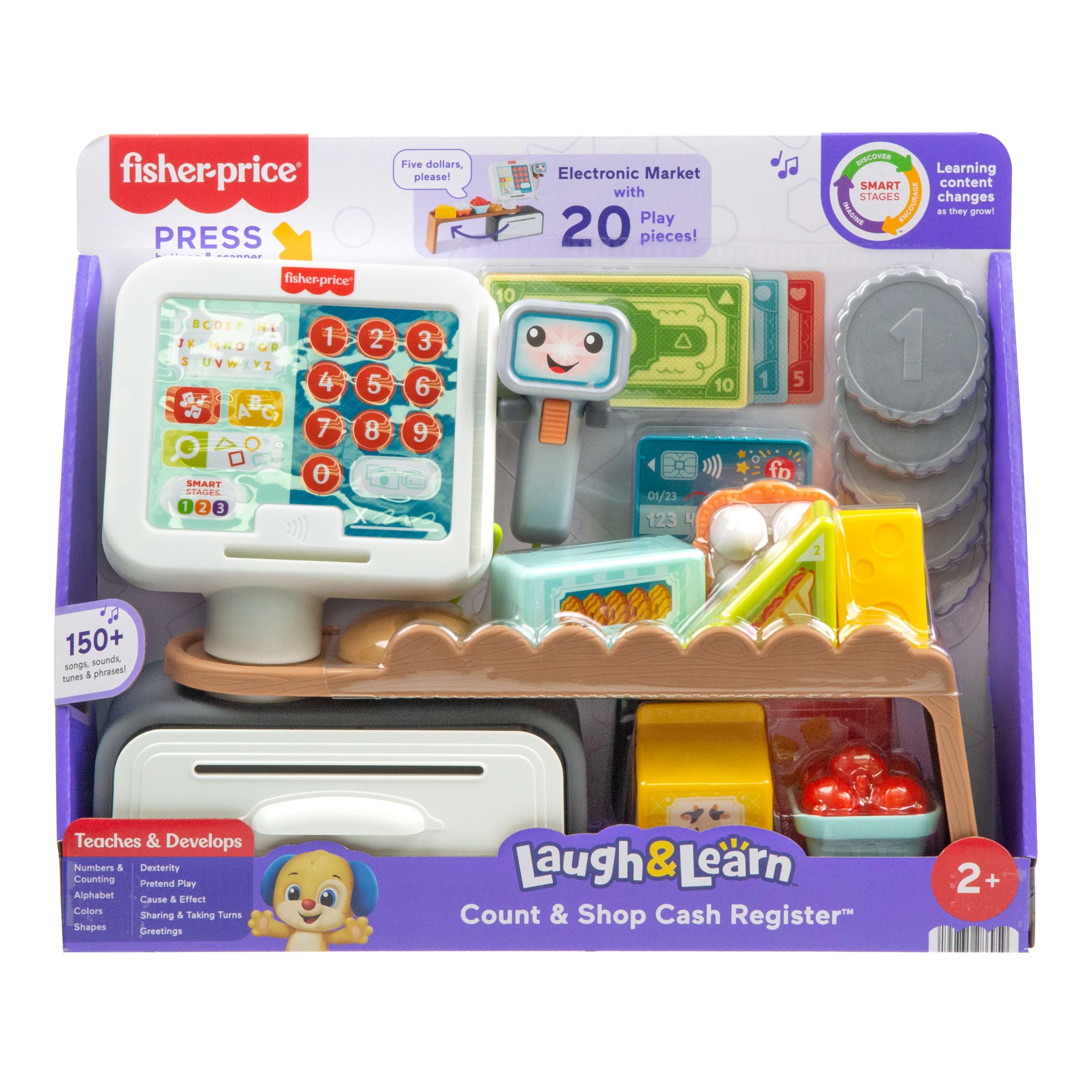 Fisher-Price Count and Shop Educational Cash Register