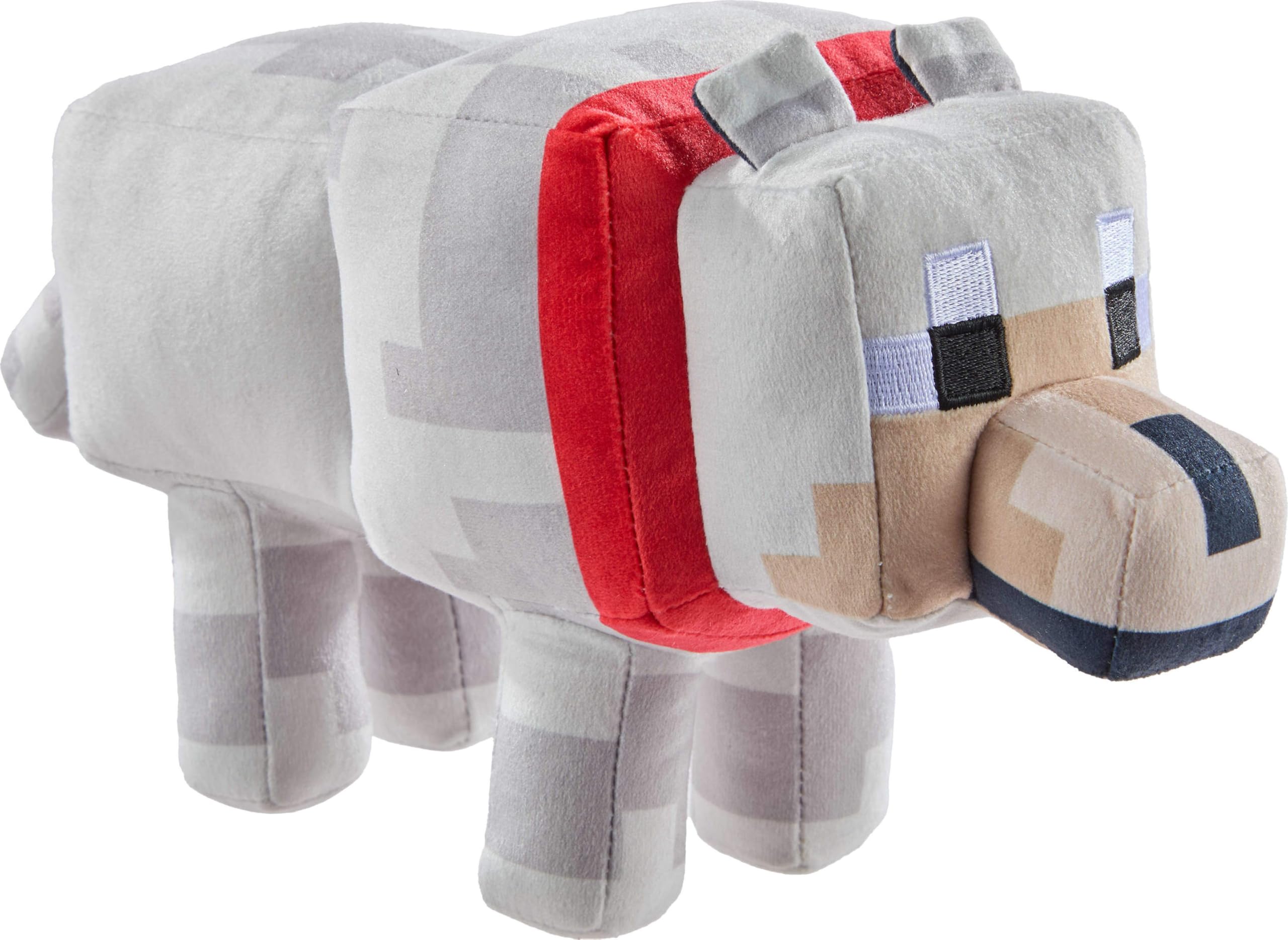 Mattel Minecraft Tamed Wolf 8Inch Soft Plush Toy