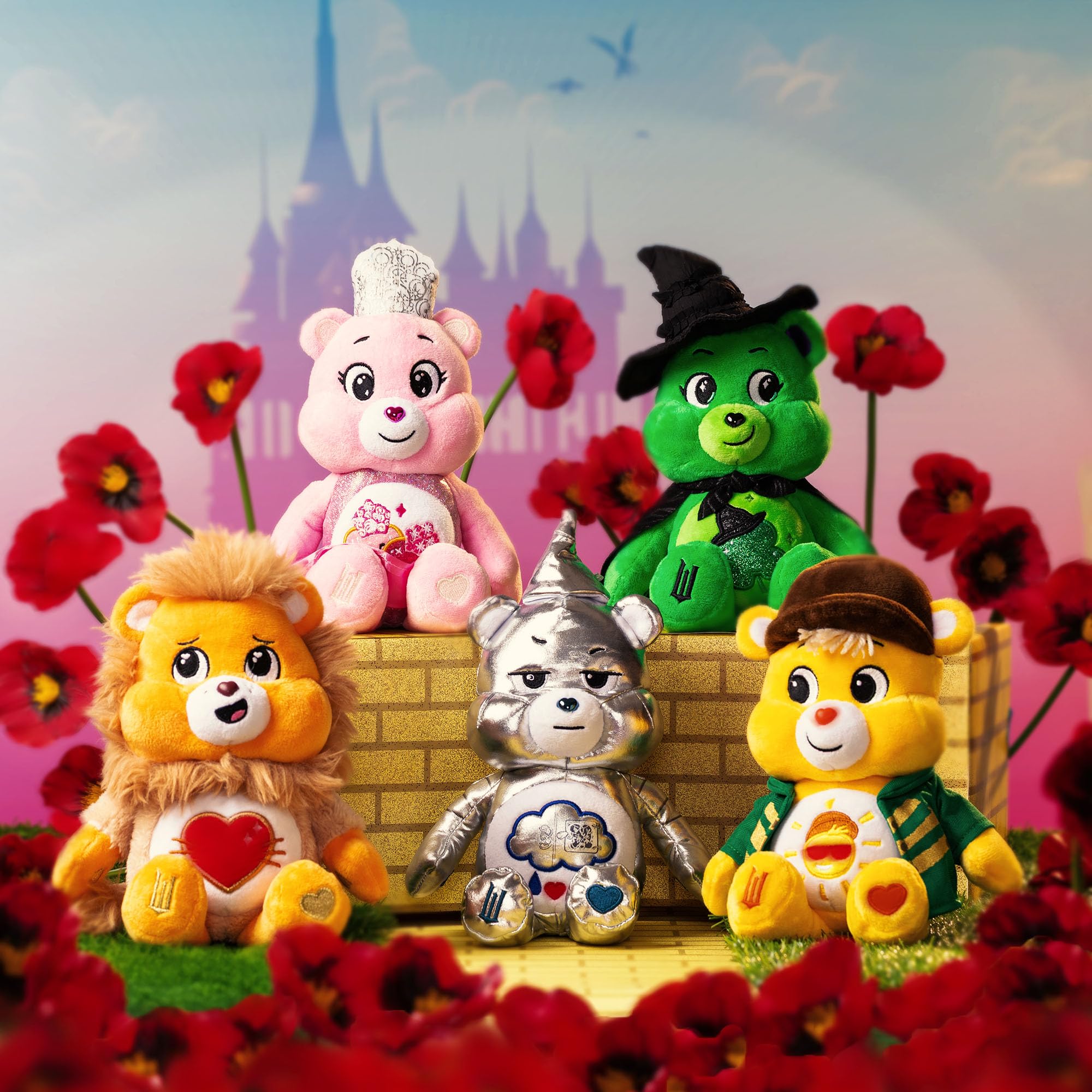 Care Bears Care Bears x Wicked Fun Size Plush Funshine Bear as The Scarecrow