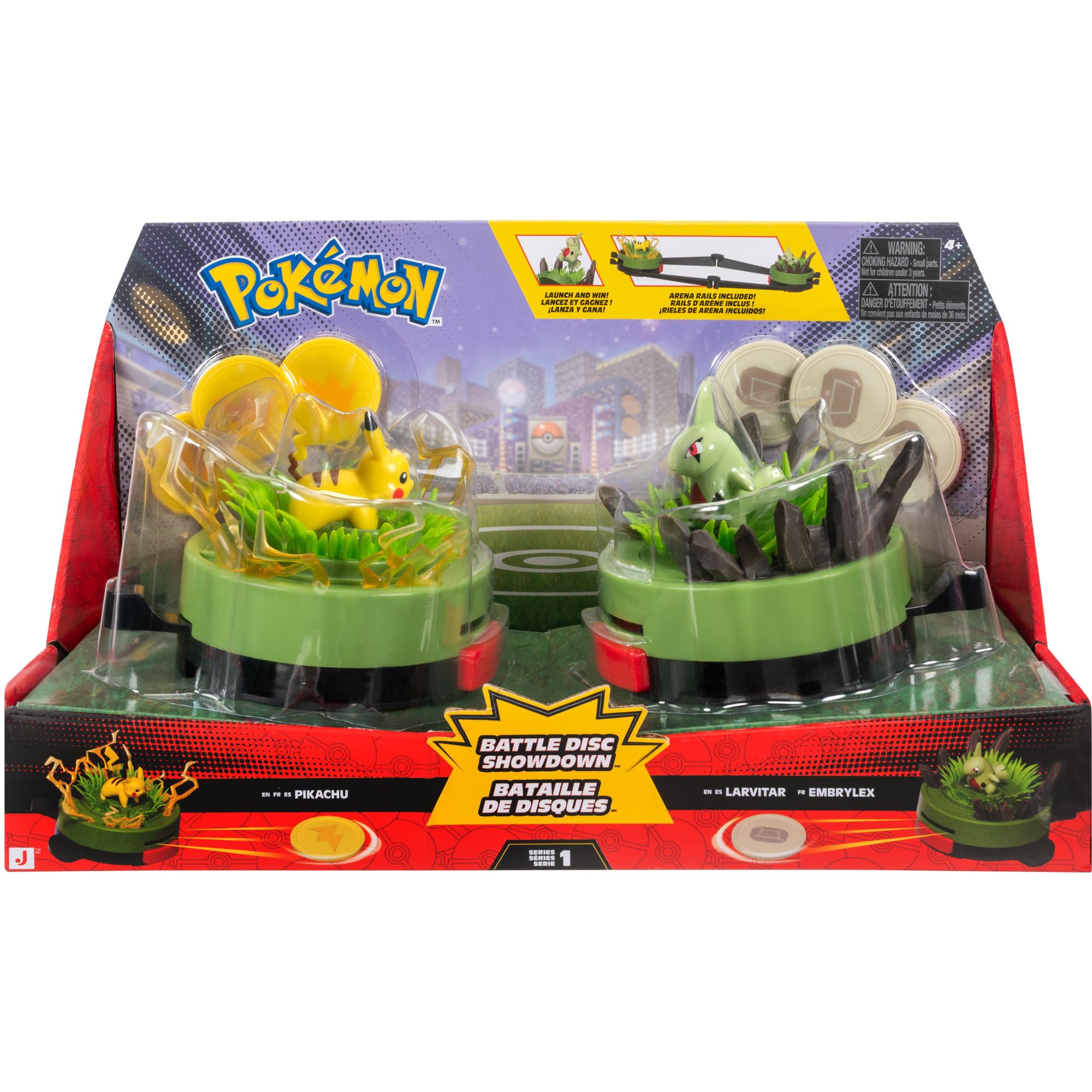 Jazwares Pokemon Battle Disc Showdown Game